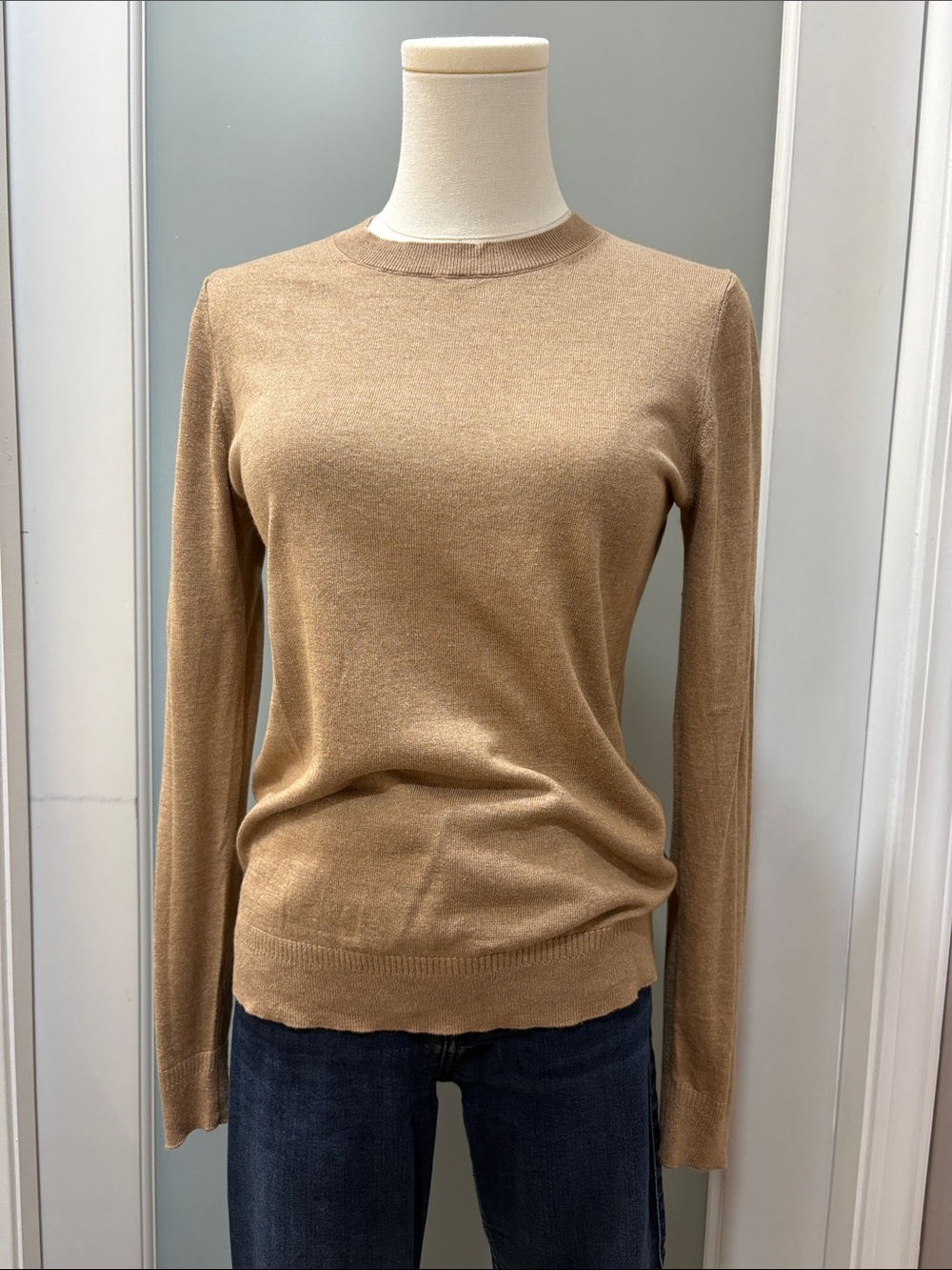 Banana Republic Camel Crewneck Sweater